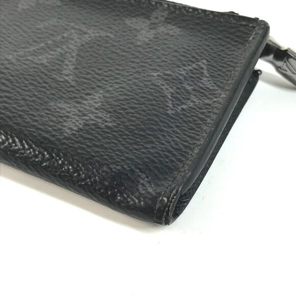 LOUIS VUITTON M63536 MonogramEclipse Porte Monnaie jour Wallet coin purse - Picture 8 of 16